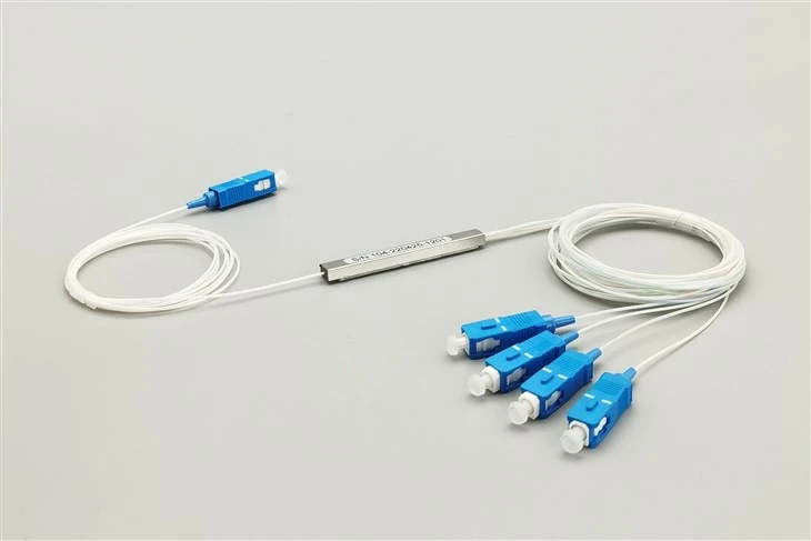 1 × 4 SC UPC Plc fiiberjaotur, minimoodul