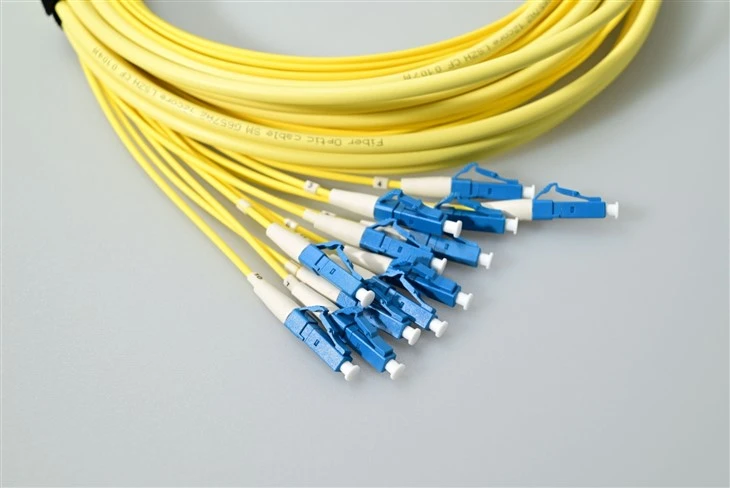 SC/UPC 12-Core Fiber Optic Pigtail, 9/125 SM 0.9mm PVC/LSZH suppliers